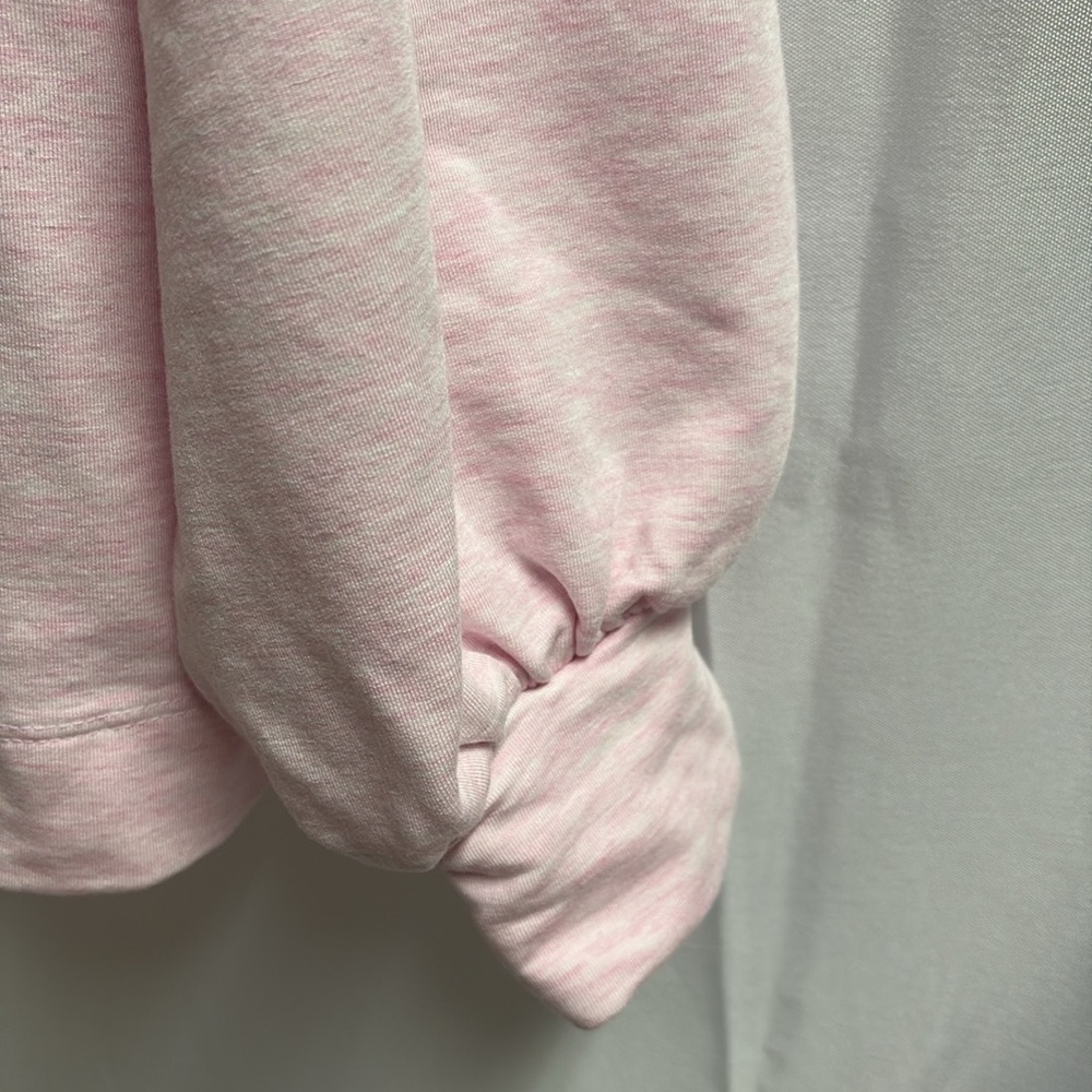 Travis Mathew VIP Treatment Cloud French Terry Top Heather Pink Size Small - Picture 5 of 7